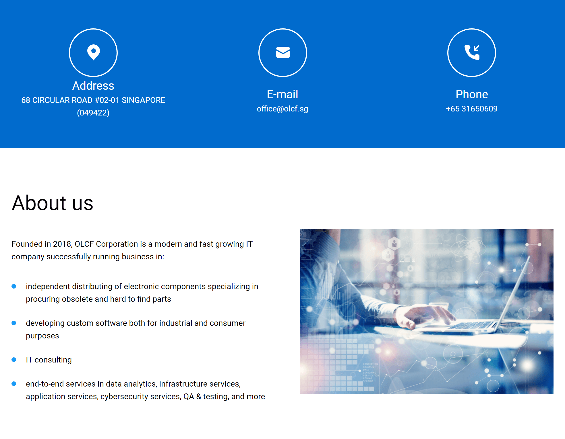 скриншот сайта https://olcf.sg/