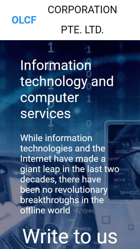 мобильная версия сайта https://olcf.sg/